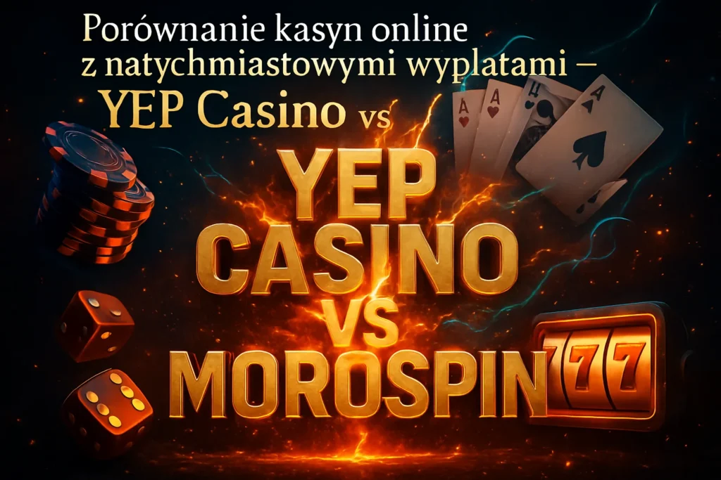 Porównanie kasyn online z natychmiastowymi wypłatami — YEP Casino vs MoroSpin — Bonusy-kasynowe