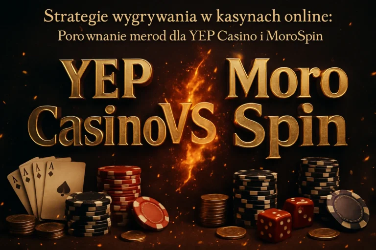 Strategie wygrywania w kasynach online: Porównanie metod dla YEP Casino i MoroSpin — Bonusy-kasynowe